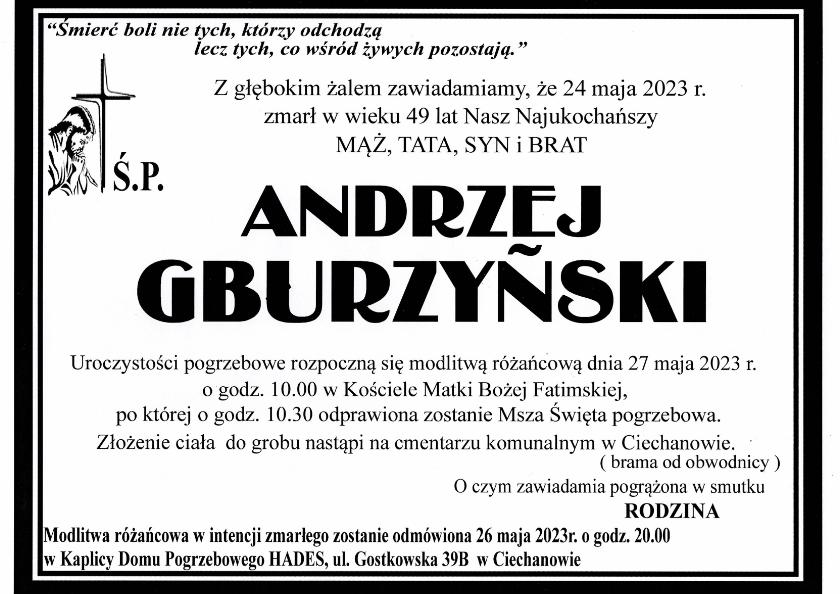 ANDRZEJ GBURZYŃSKI