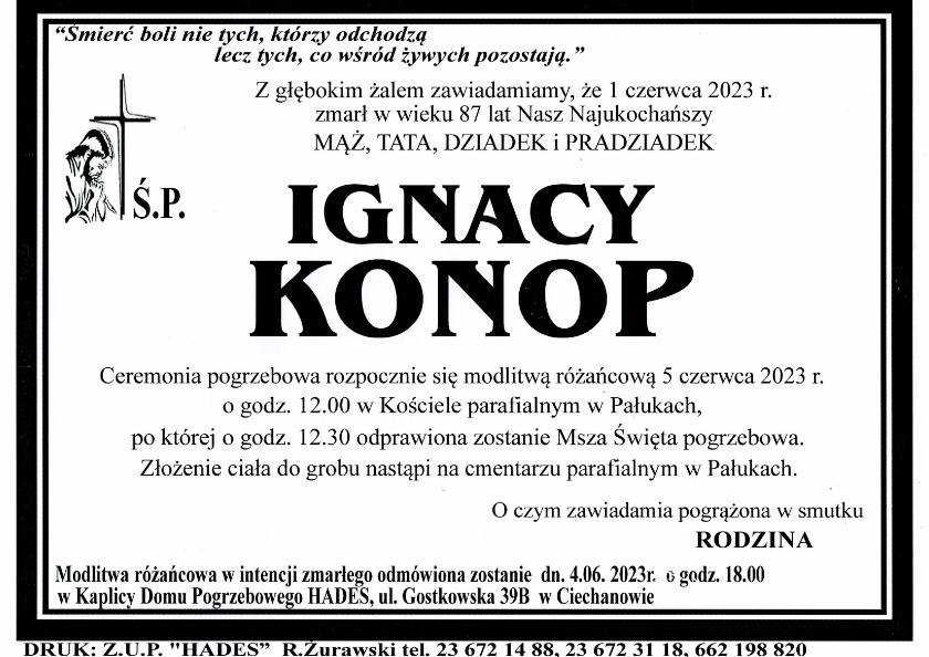 IGNACY KONOP