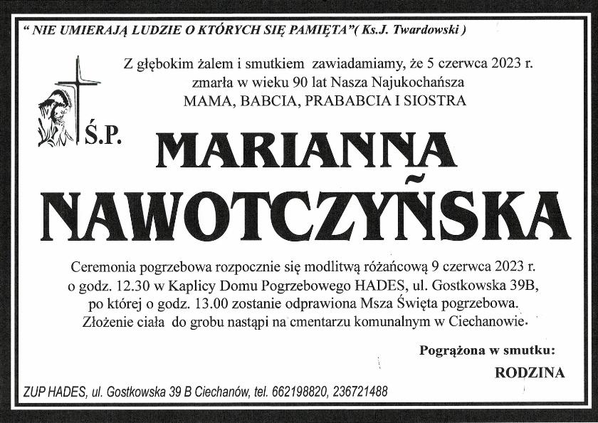 MARIANNA NAWOTCZYŃSKA