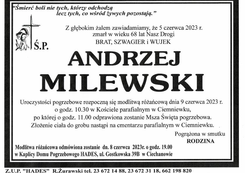 ANDRZEJ MILEWSKI
