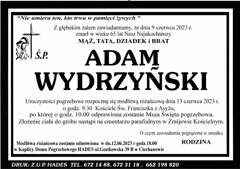 ADAM WYDRZYŃSKI