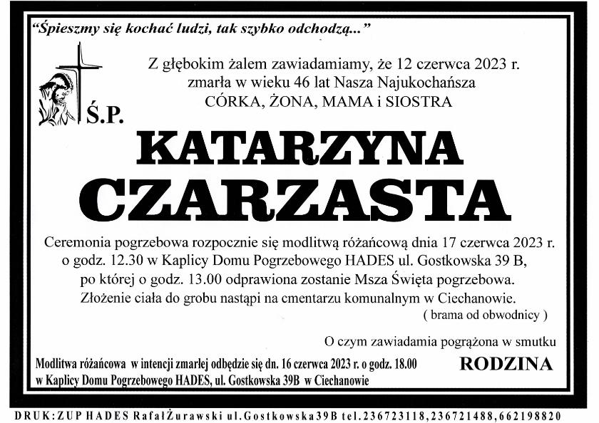 KATARZYNA CZARZASTA