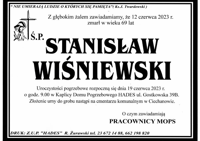 STANISŁAW WIŚNIEWSKI