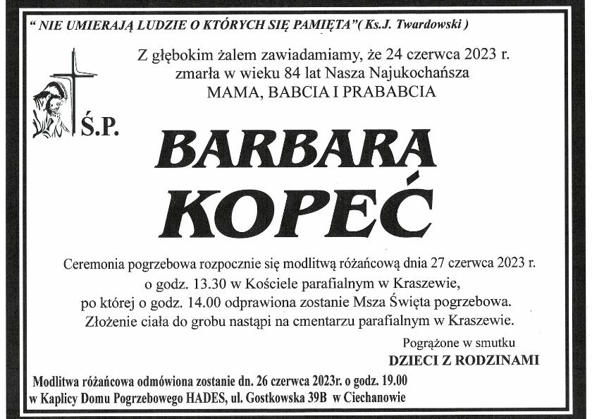 BARBARA KOPEĆ