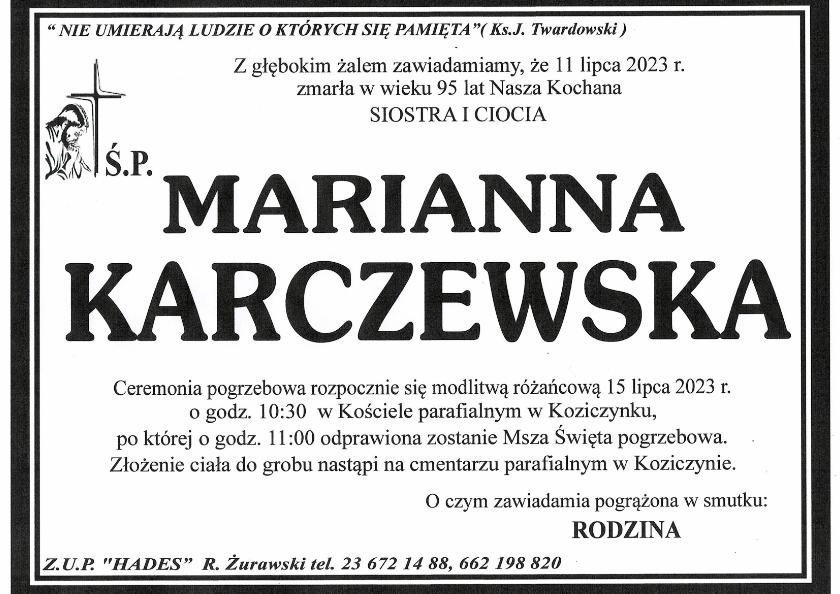MARIANNA KARCZEWSKA