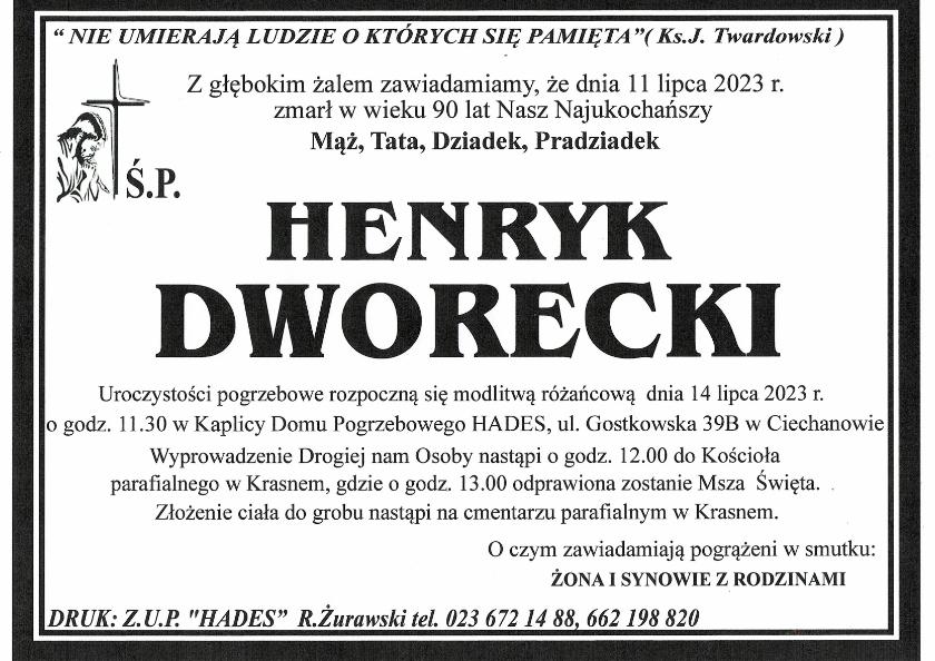 HENRYK DWORECKI