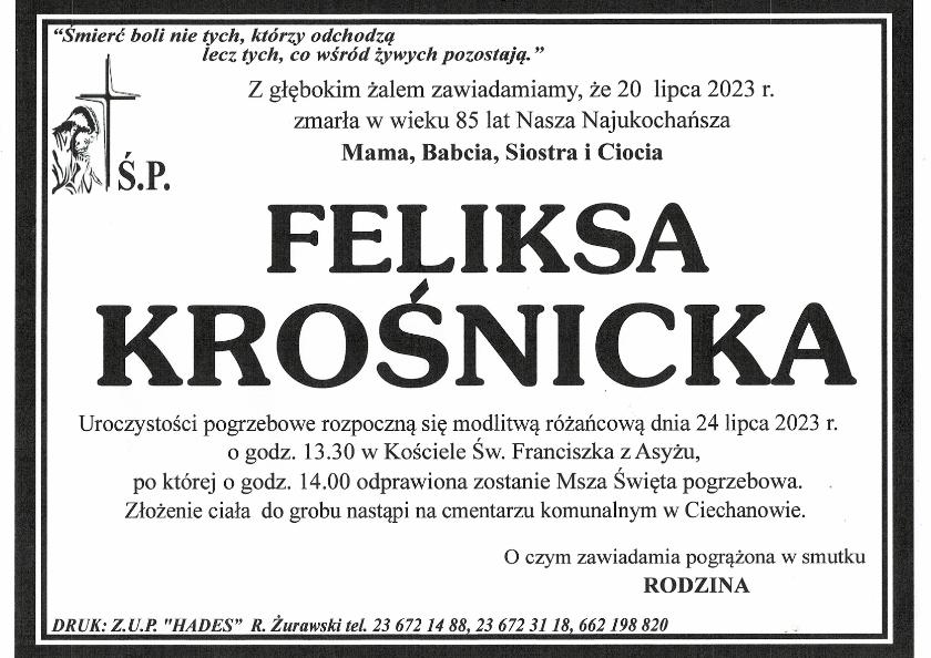 FELIKSA KROSNICKA