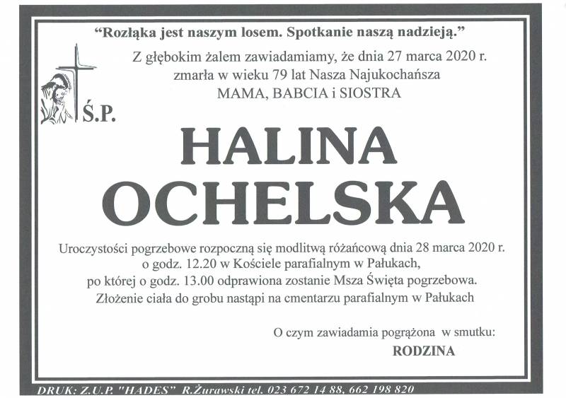HALINA OCHELSKA