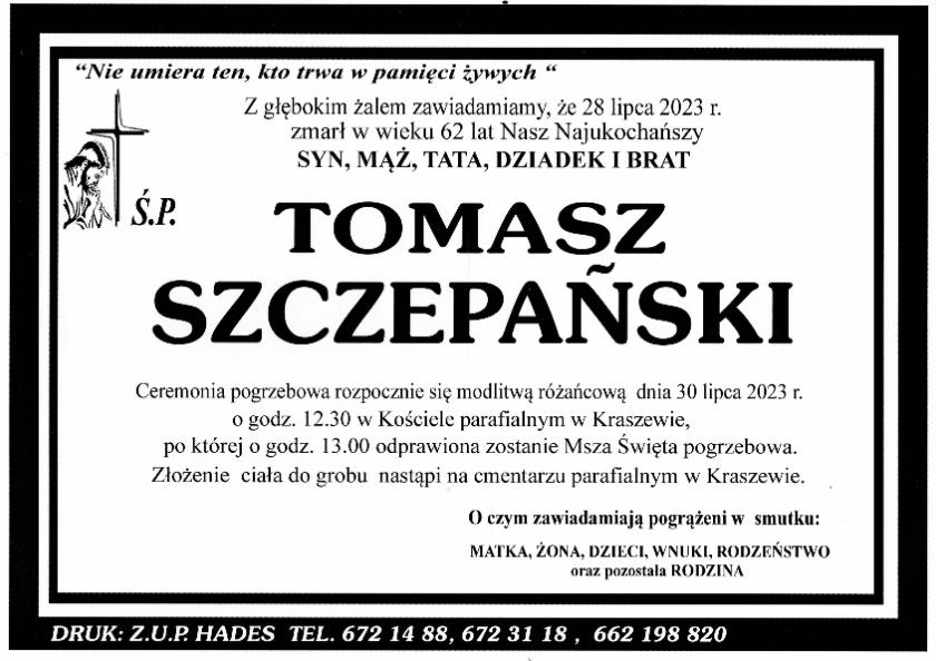 TOMASZ SZCZEPAŃSKI 