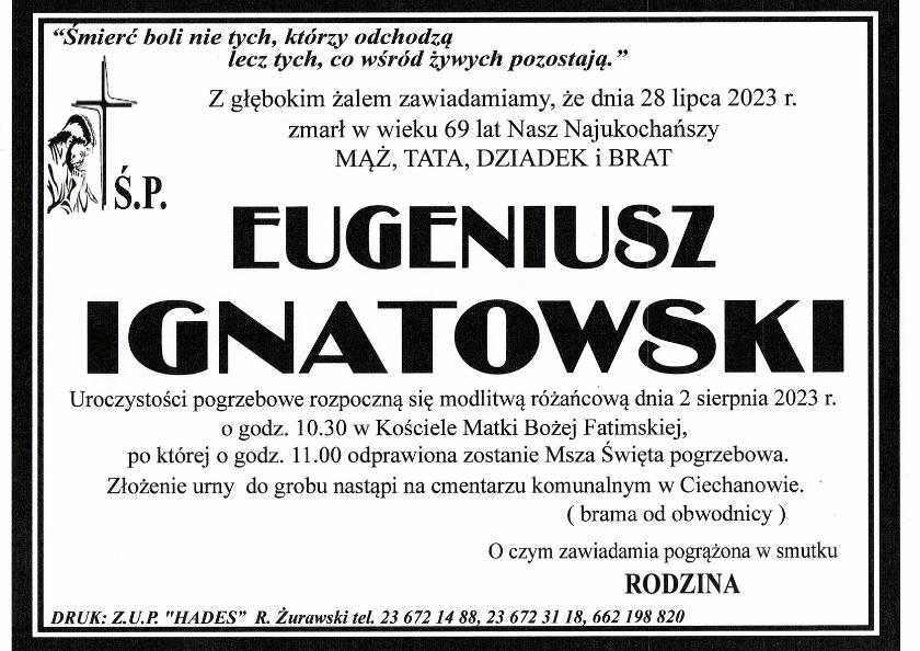 EUGENIUSZ IGNATOWSKI