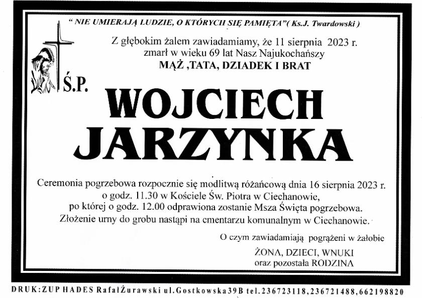 WOJCIECH JARZYNKA