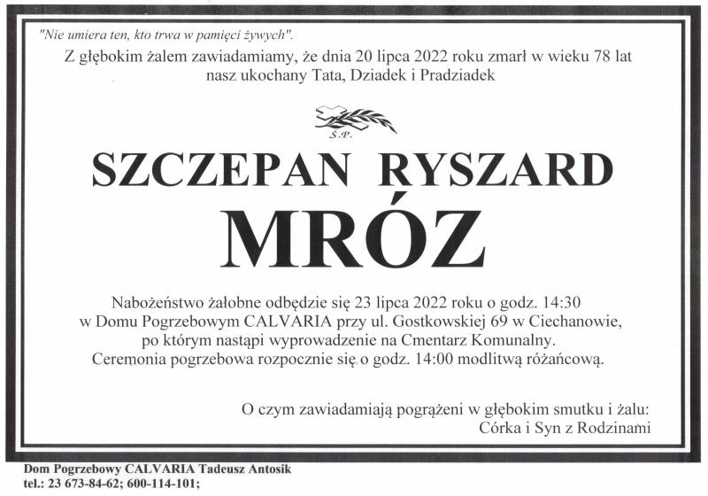 Szczepan Ryszard Mróz