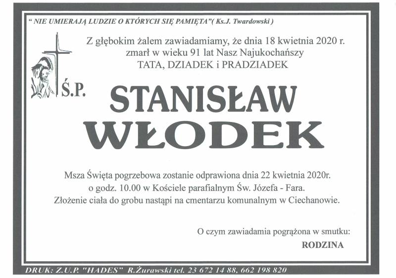 STANISŁAW WŁODEK