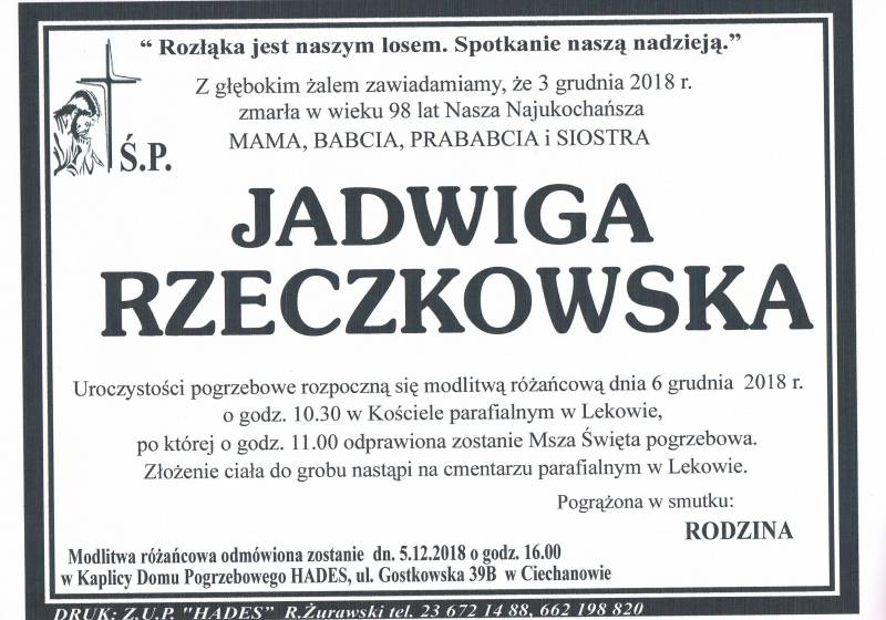 Jadwiga Rzeczkowska