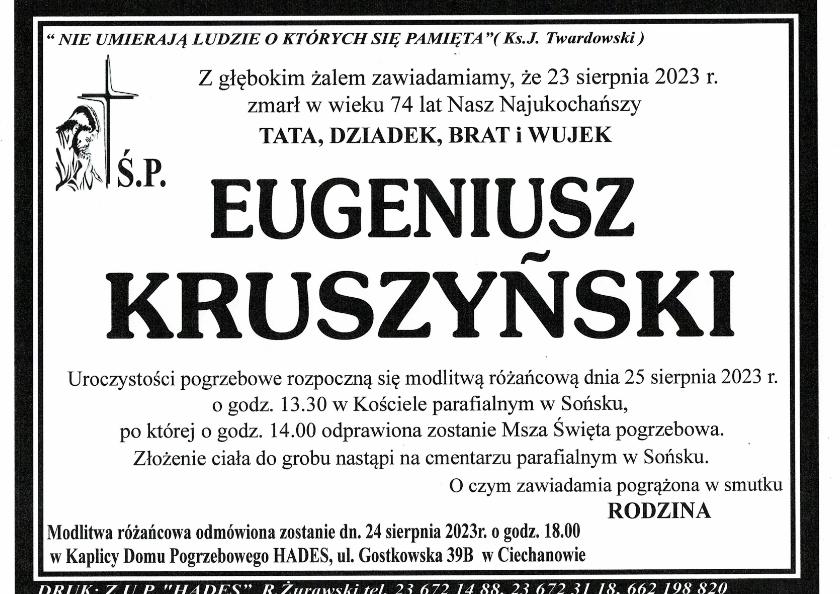 EUGENIUSZ KRUSZYŃSKI