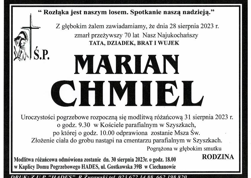 MARIAN CHMIEL