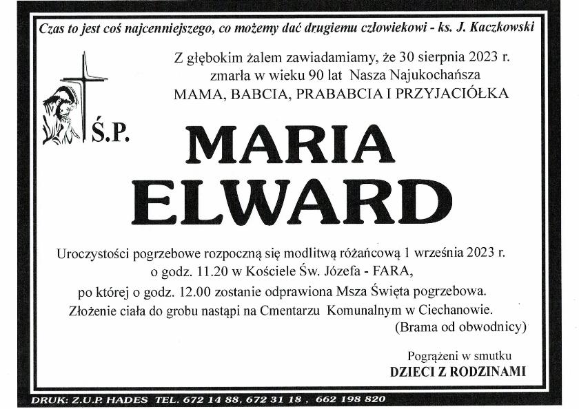 MARIA ELWARD