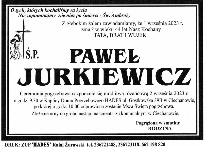 PAWEŁ JURKIEWICZ