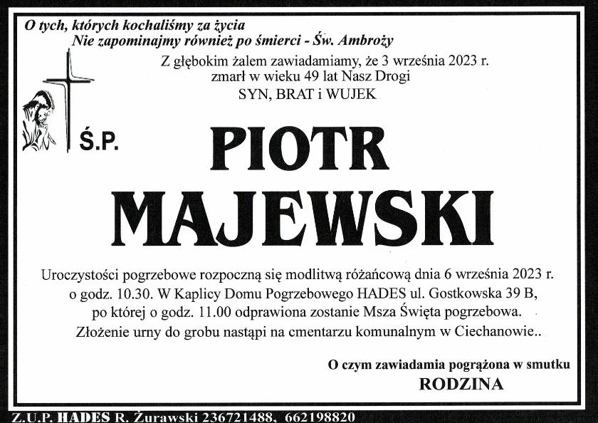 PIOTR MAJEWSKI