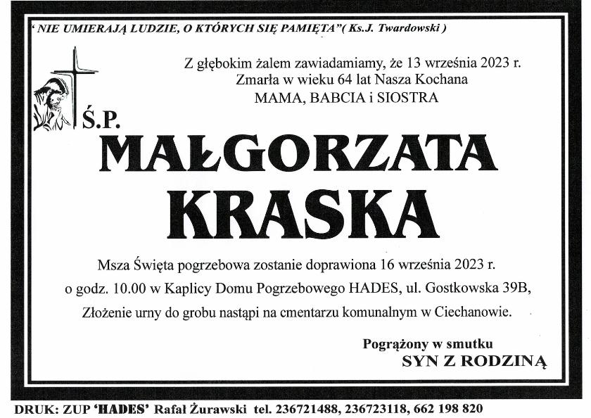 MAŁGORZATA KRASKA