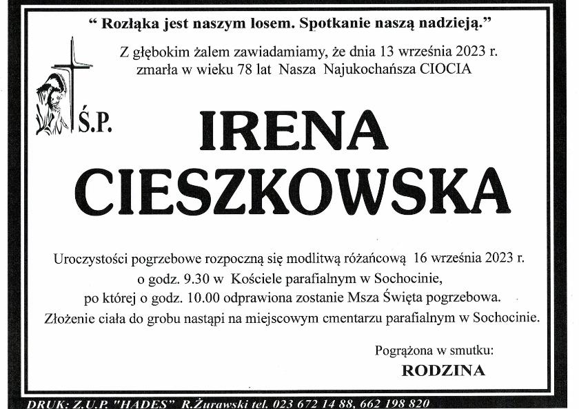 IRENA CIESZKOWSKA
