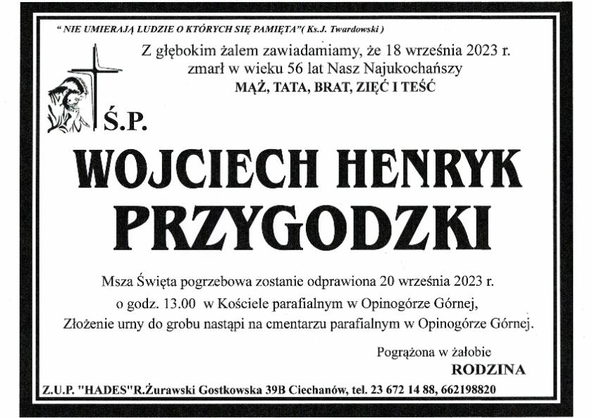 WOJCIECH HENRYK  PRZYGODZKI 