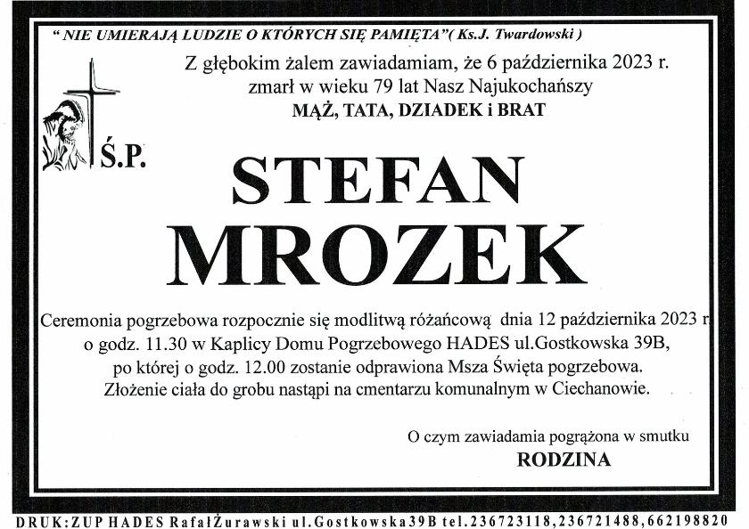 STEFAN MROZEK