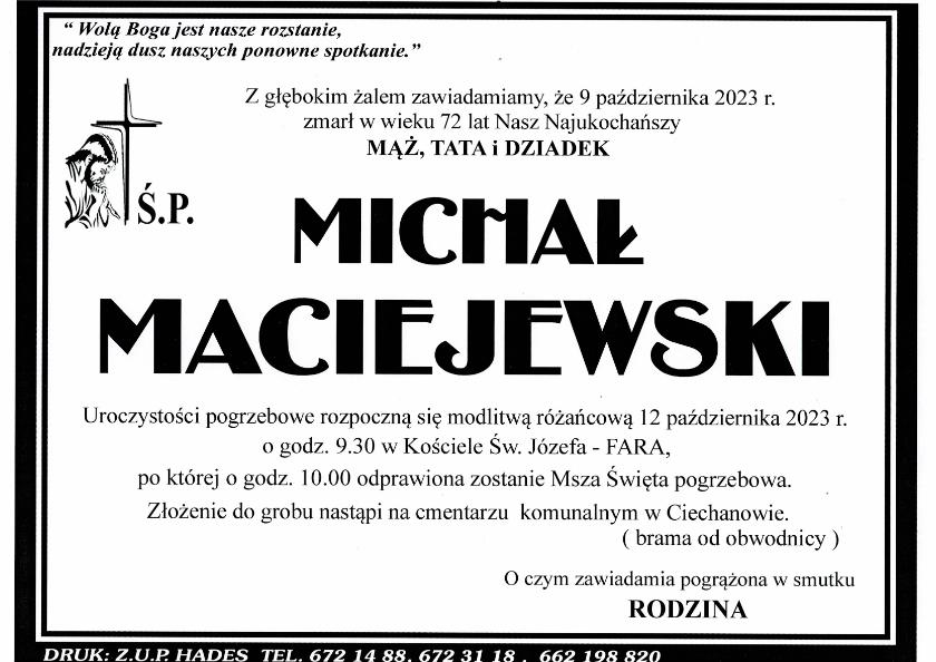 MICHAŁ MACIEJEWSKI