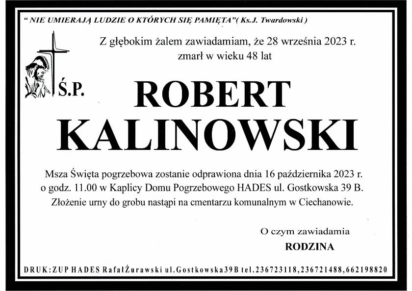 ROBERT KALINOWSKI