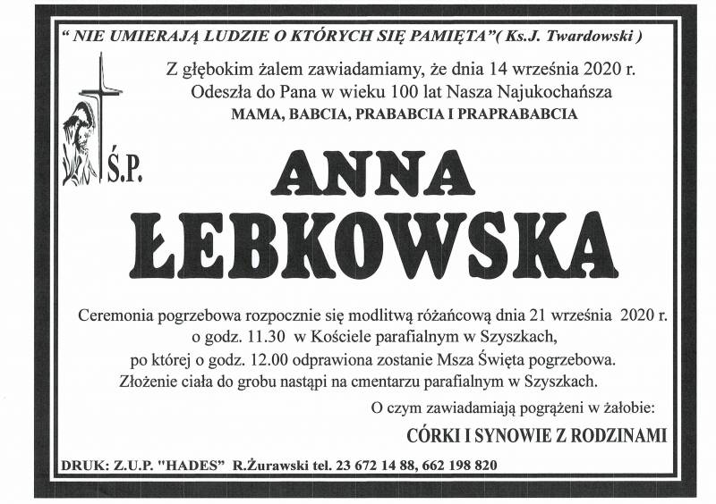ANNA ŁEBKOWSKA