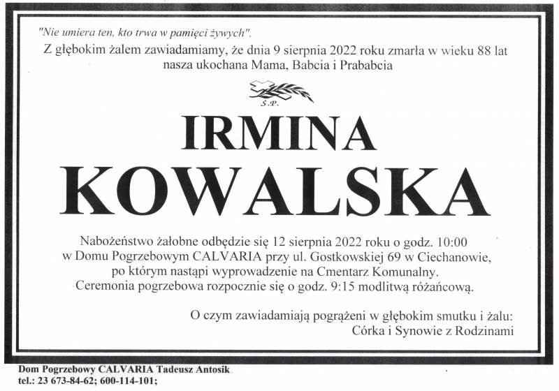 Irmina Kowalska