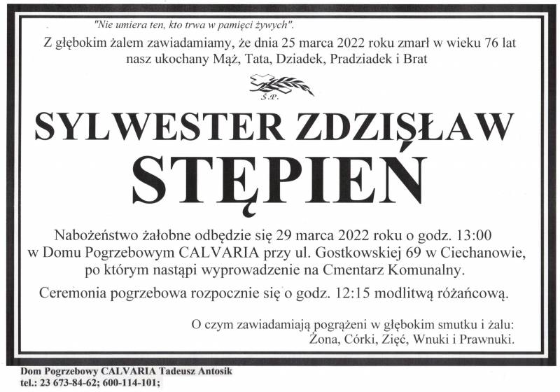 Sylwester Zdzisław Stępień