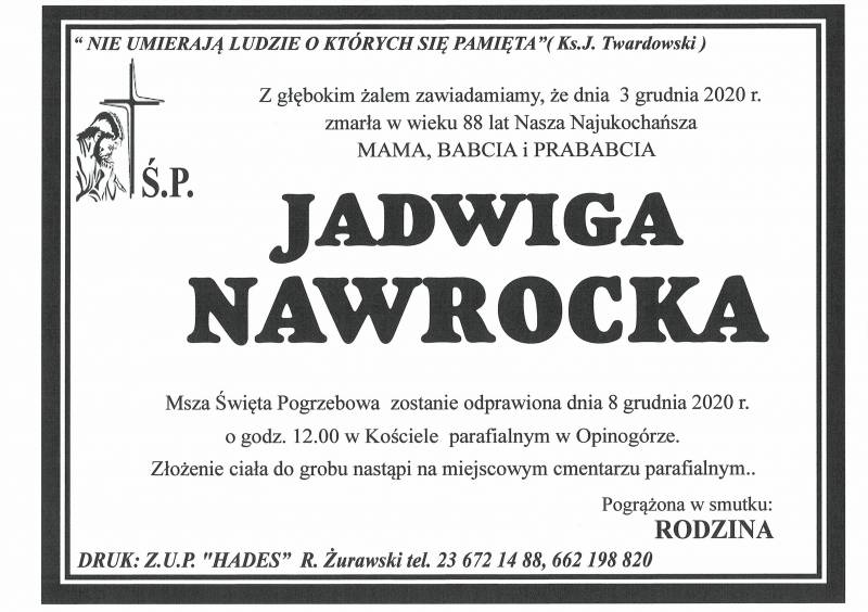 JADWIGA NAWROCKA