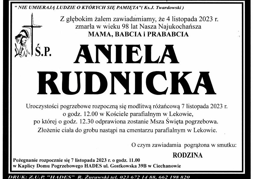 ANIELA RUDNICKA
