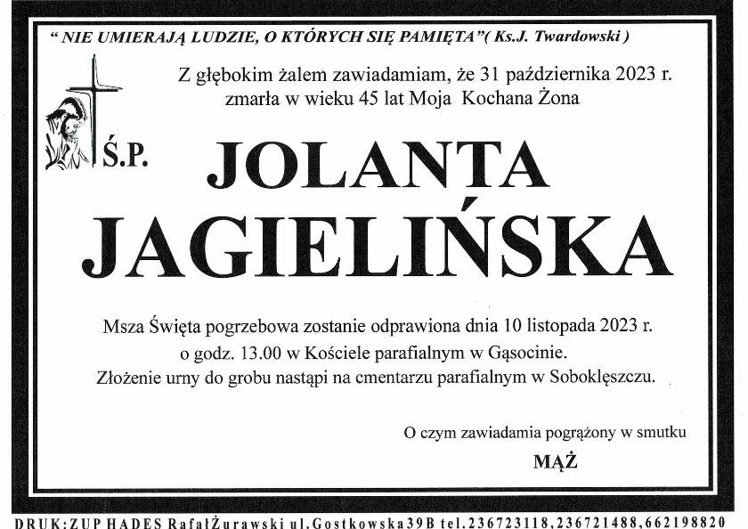 JOLANTA JAGIELIŃSKA