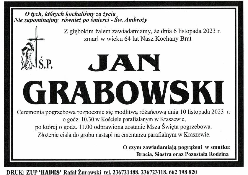 JAN GRABOWSKI