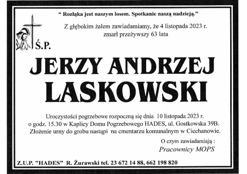 JERZY ANDRZEJ LASKOWSKI