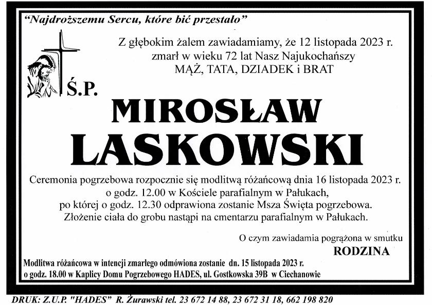 MIROSŁAW LASKOWSKI