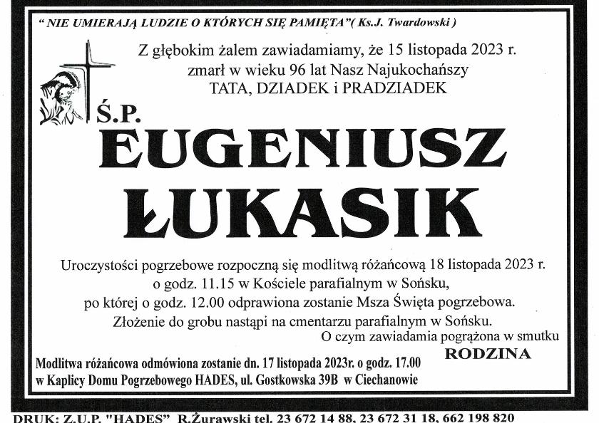 EUGENIUSZ ŁUKASIK