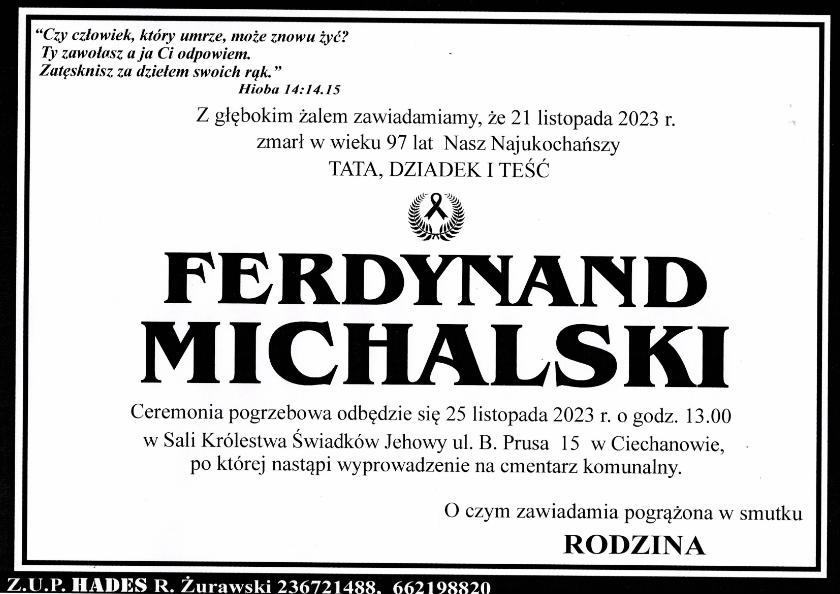 FERDYNAND MICHALSKI
