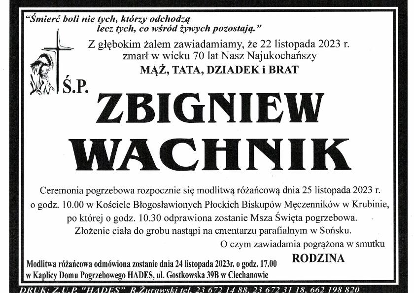 ZBIGNIEW WACHNIK