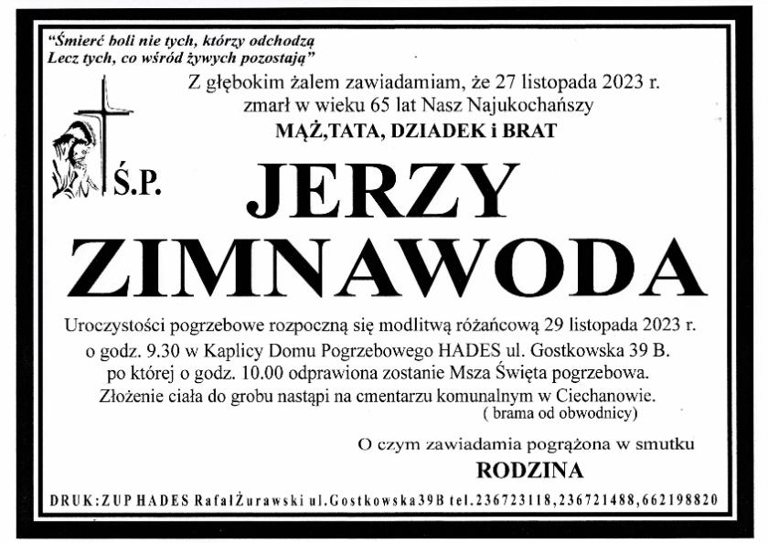 JERZY ZIMNAWODA