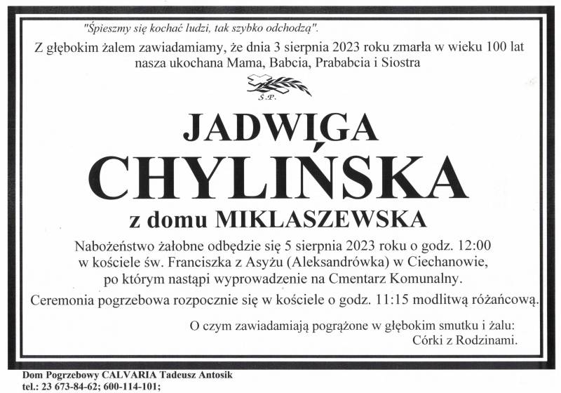 Jadwiga Chylińska