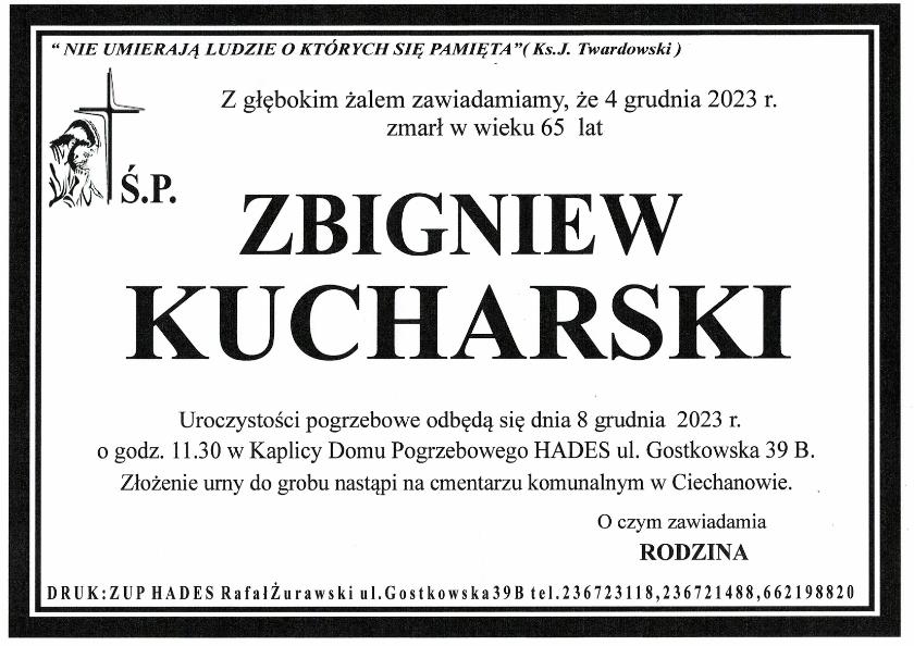 ZBIGNIEW KUCHARSKI