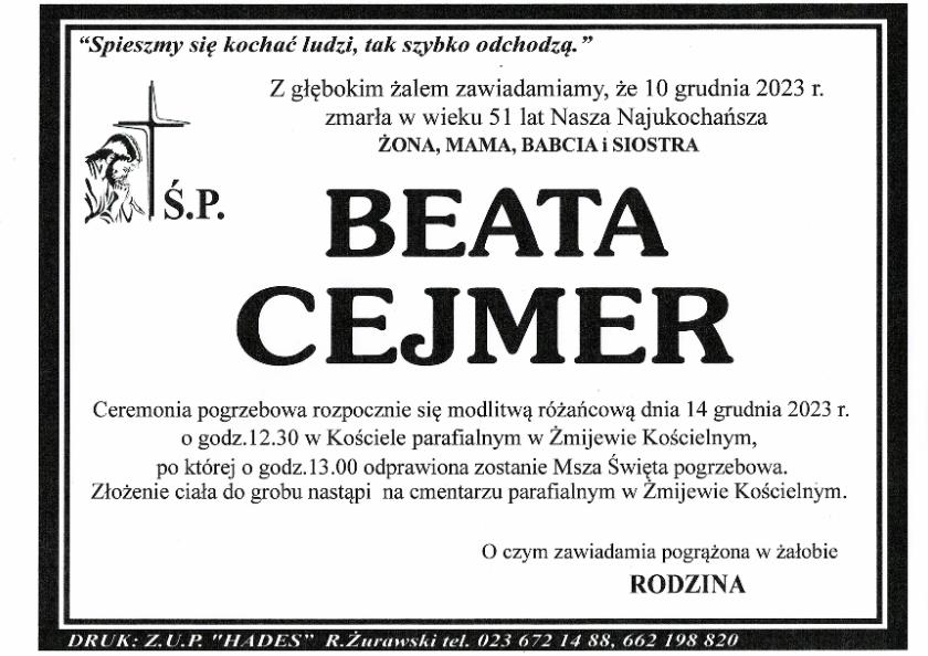 BEATA CEJMER