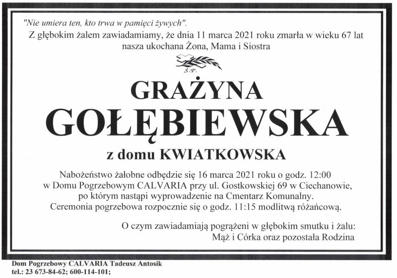 Grażyna Gołębiewska