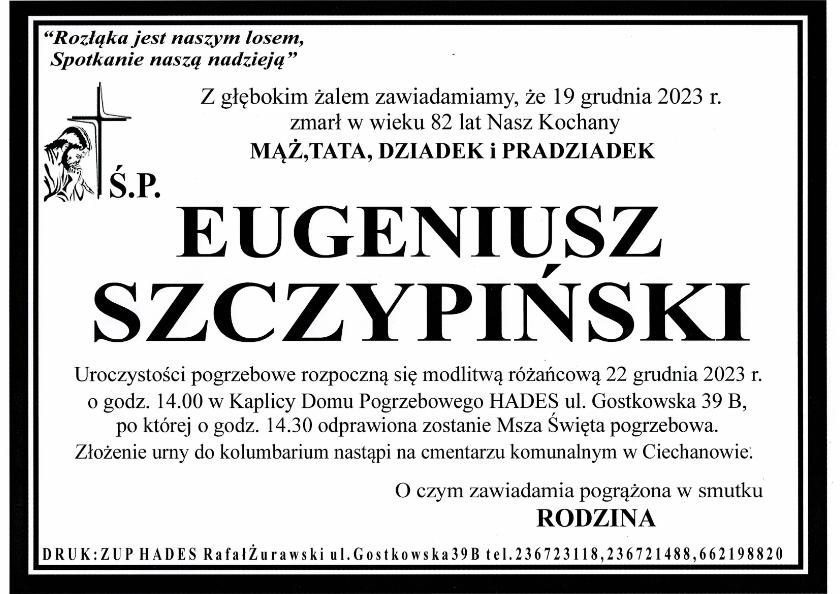 EUGENIUSZ SZCZYPIŃSKI