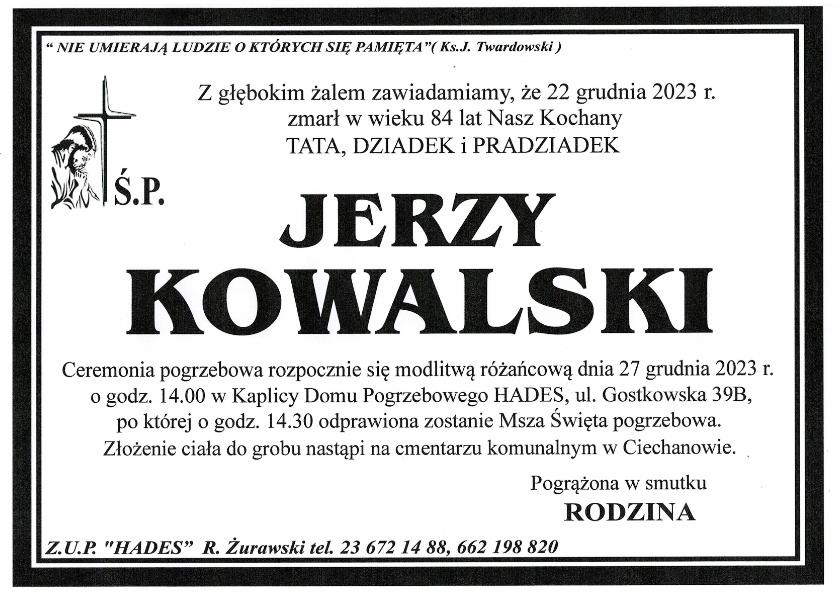 JERZY KOWALSKI