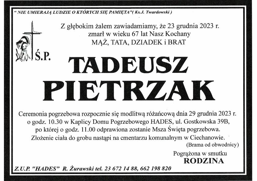 TADEUSZ PIETRZAK