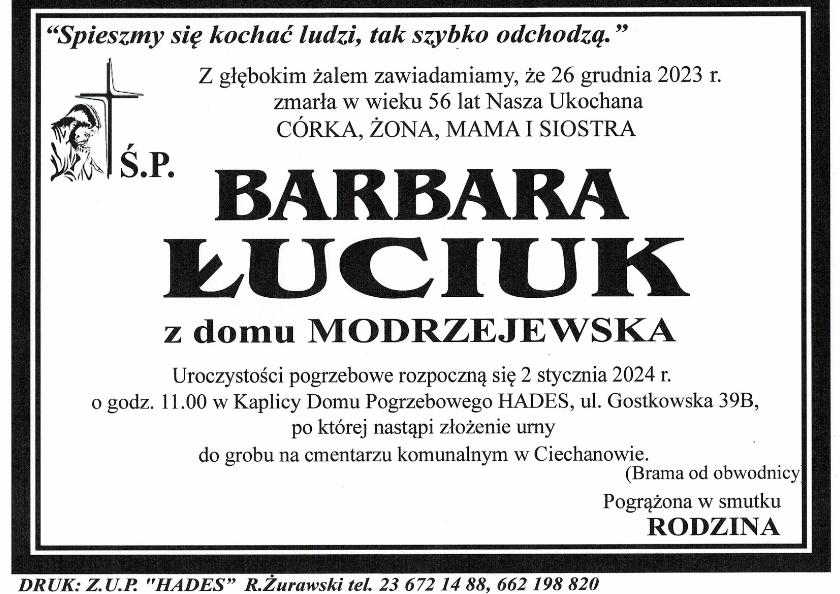 BARBARA ŁUCIUK